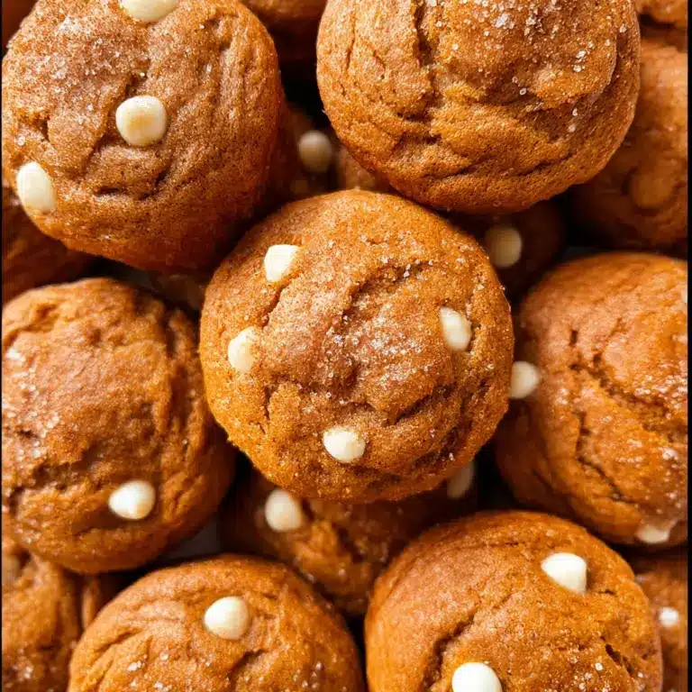 White Chocolate Pumpkin Snickerdoodles Recipe