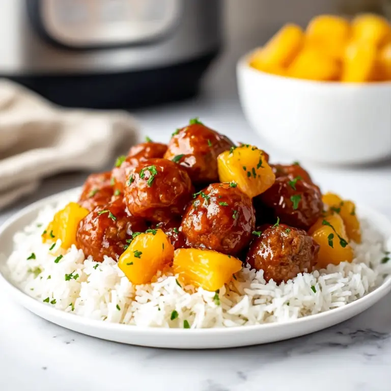 Crockpot Hawaiian Meatballs Recipe
