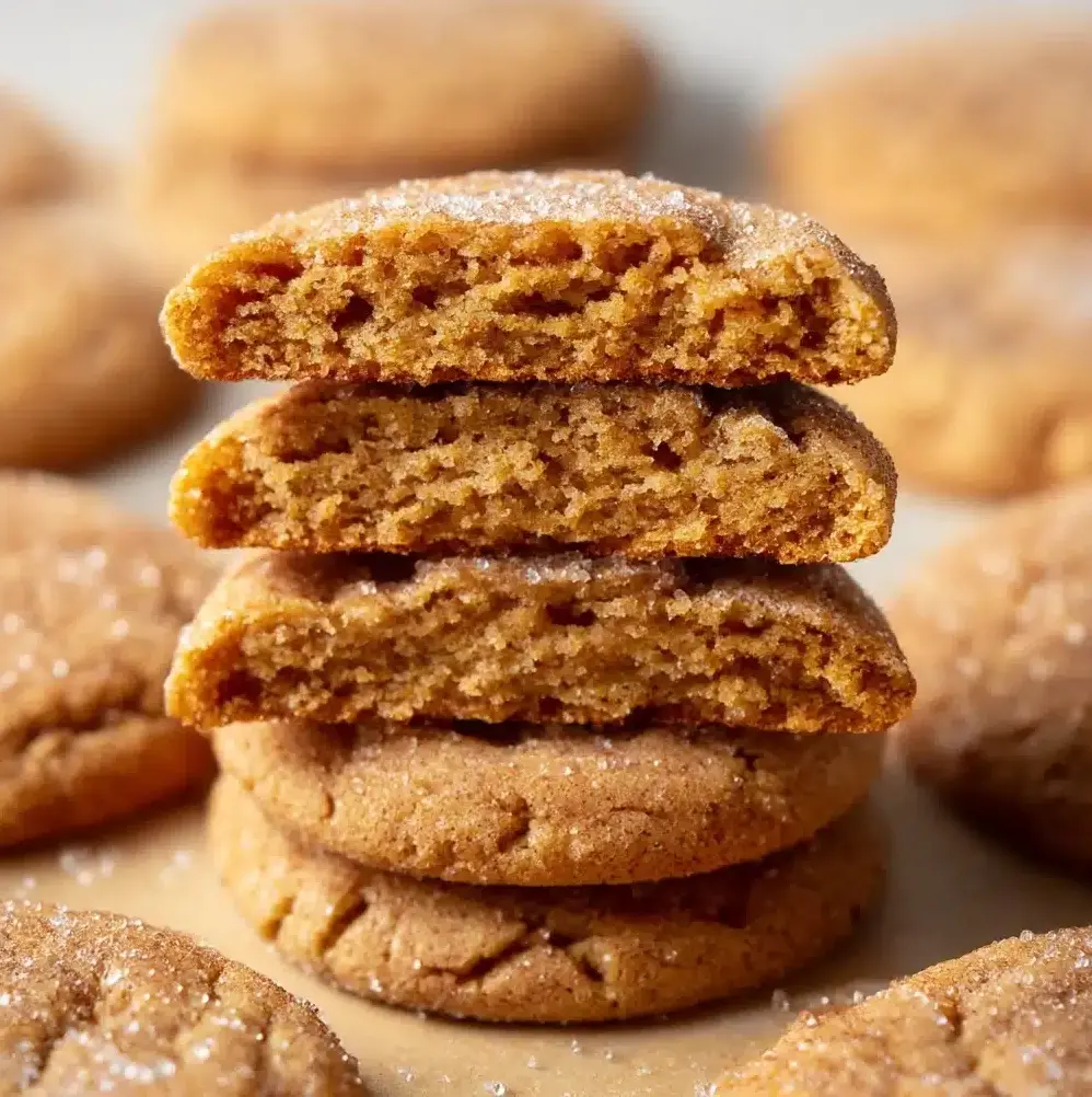 Chewy Pumpkin Snickerdoodle Cookies Recipe