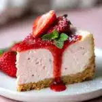 Velvet Strawberry Cheesecake – Creamy Dreamy Delight Recipe