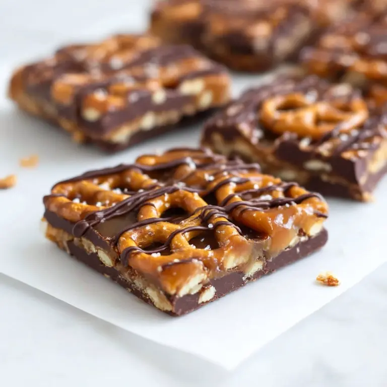 Salted Caramel Pretzel Bark Recipe