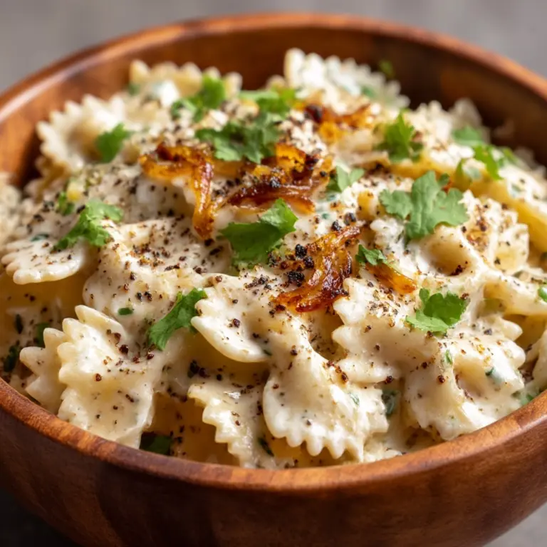 French Onion Pasta Salad