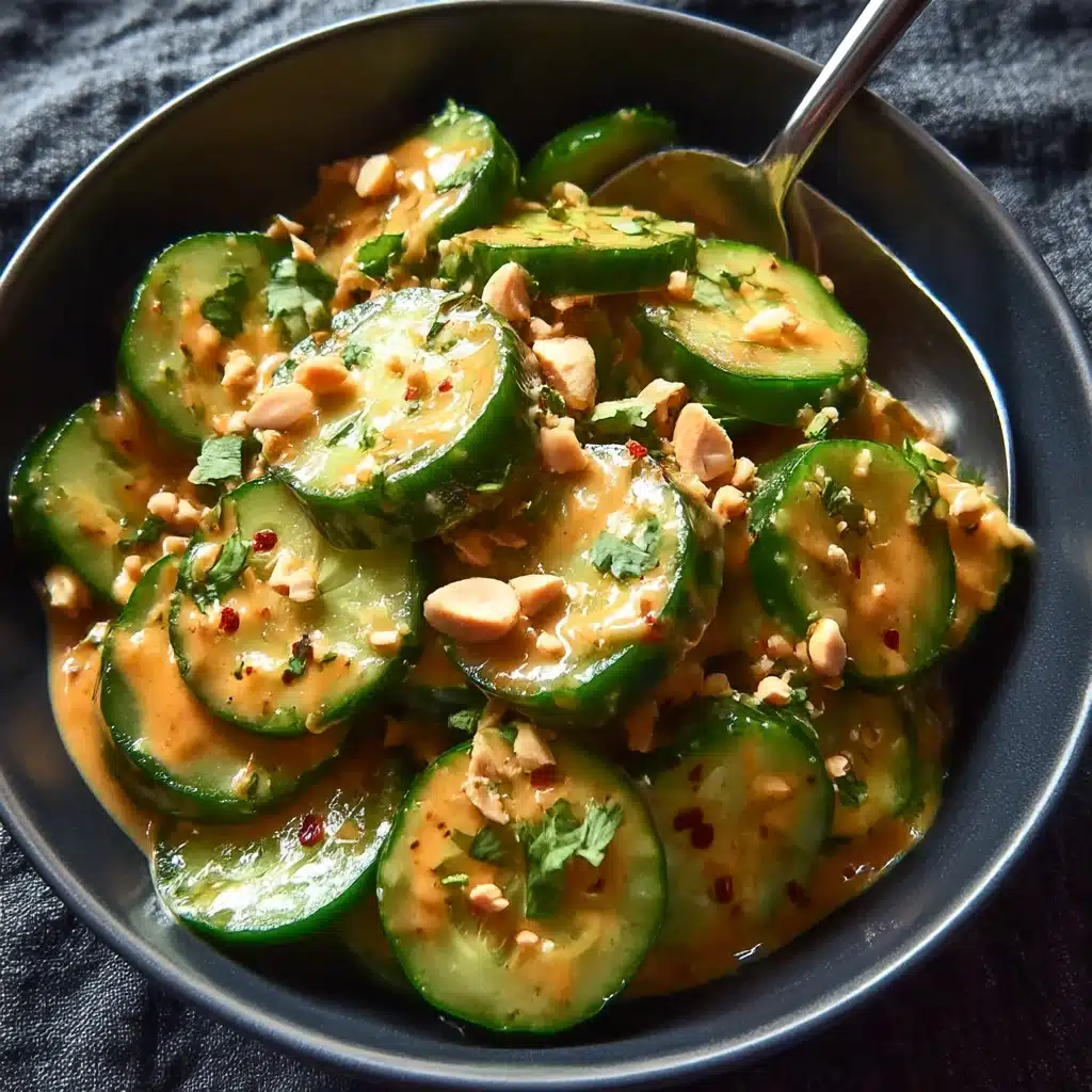 Cucumbers in Spicy Peanut Sauce
- Recipe Image