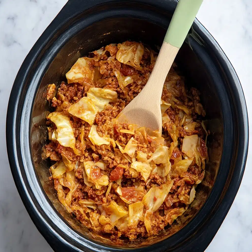 Slow Cooker Unstuffed Cabbage Rolls Recipe - Recipe Image