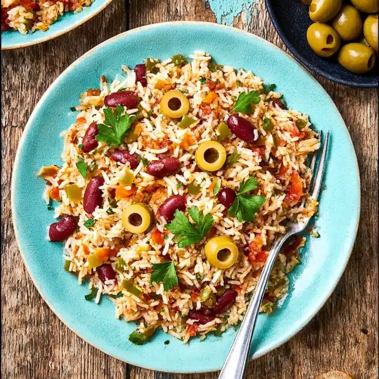 Mediterranean Rice and Beans Recipe