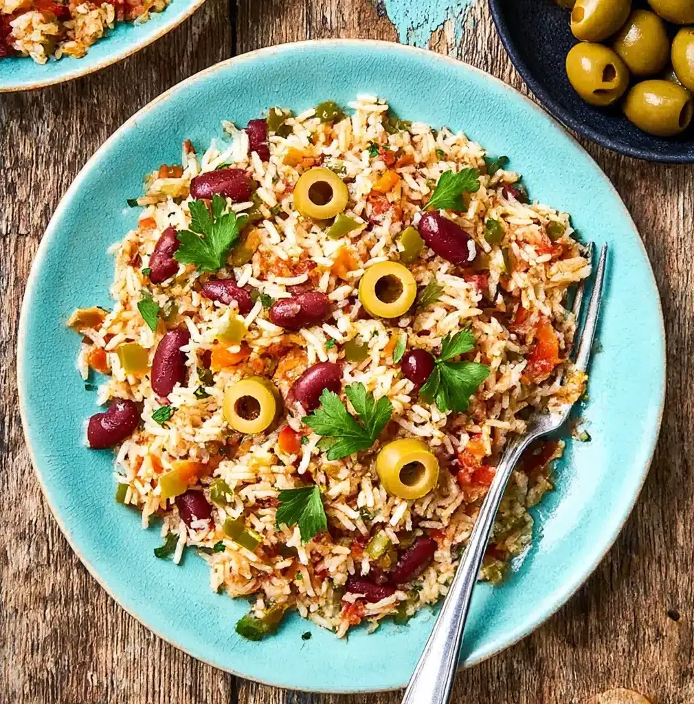 Mediterranean Rice and Beans Recipe