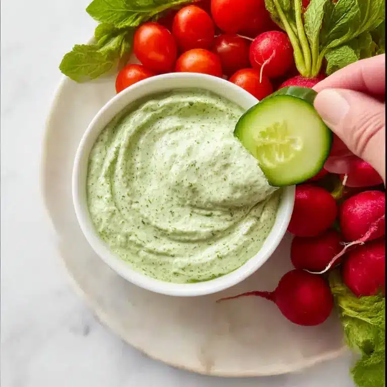 Green Goddess Cottage Cheese Dip Recipe