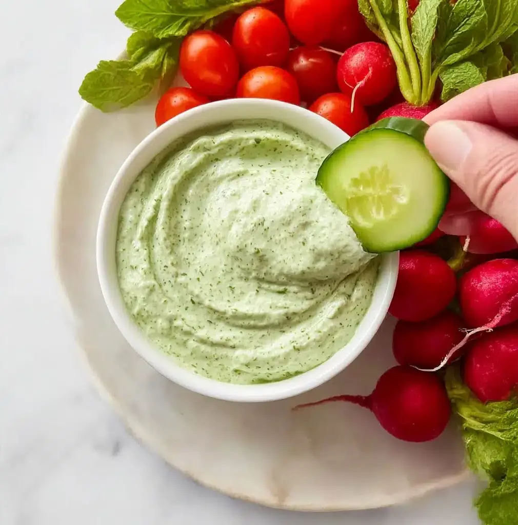 Green Goddess Cottage Cheese Dip Recipe