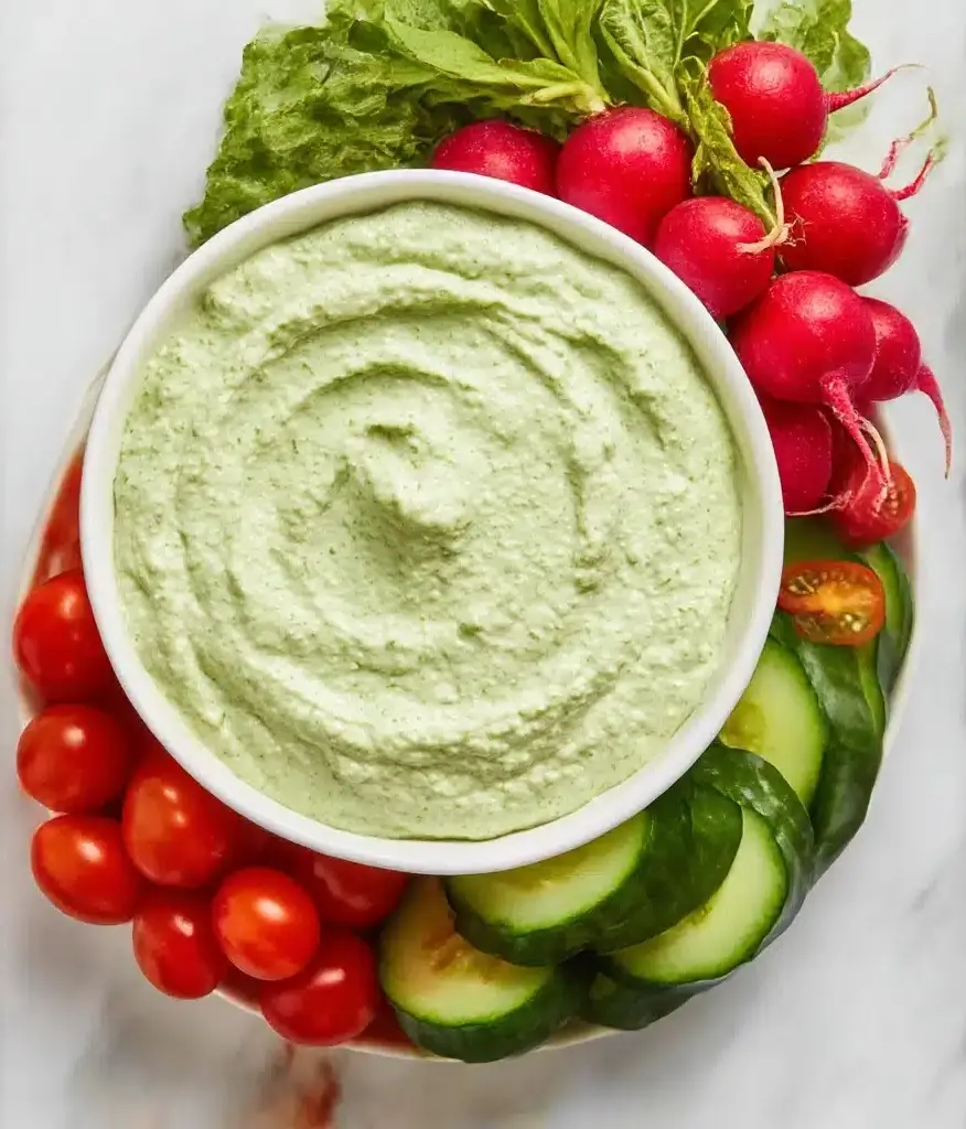 Green Goddess Cottage Cheese Dip Recipe