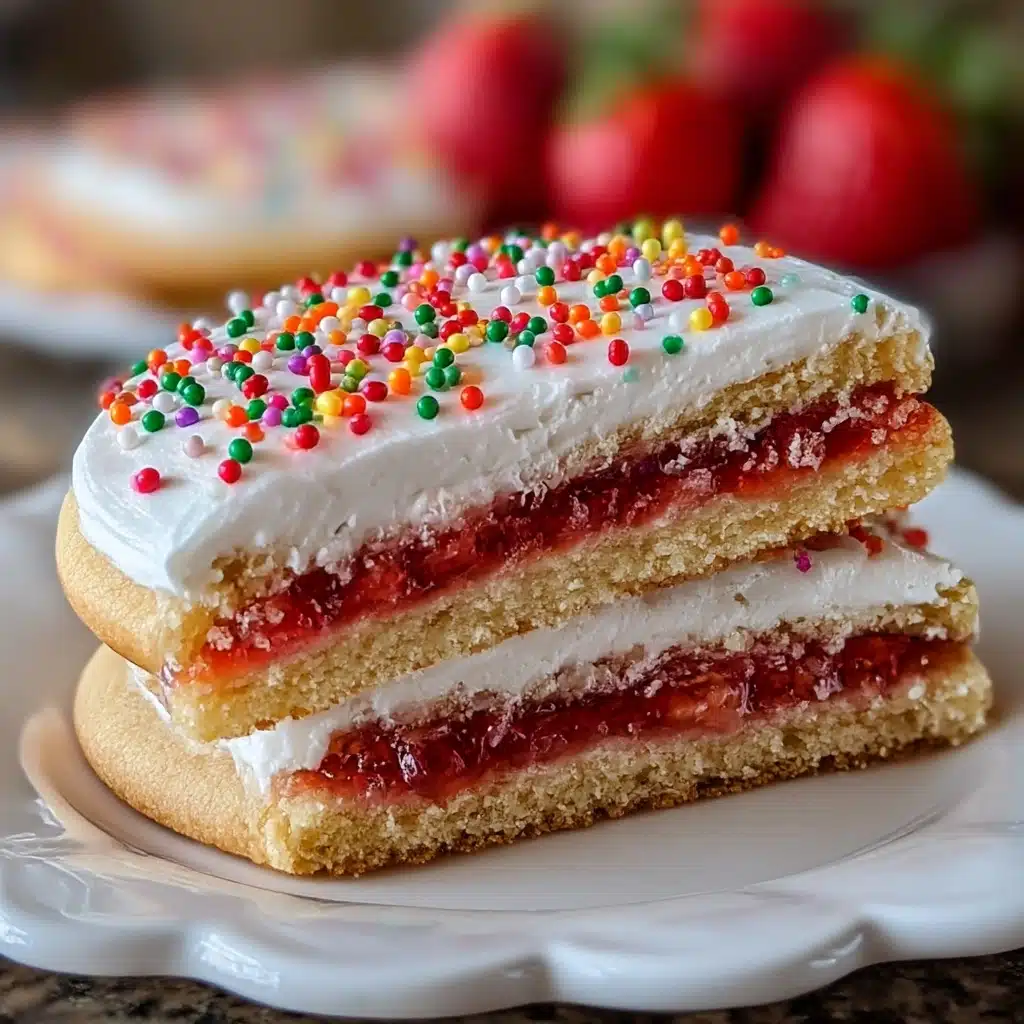 Strawberry Pop Tart Sugar Cookies Recipe - Recipe Image