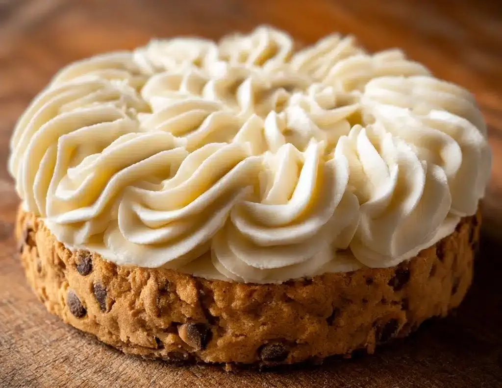 Chocolate Chip Cookie Cake Recipe with Buttercream Frosting Recipe