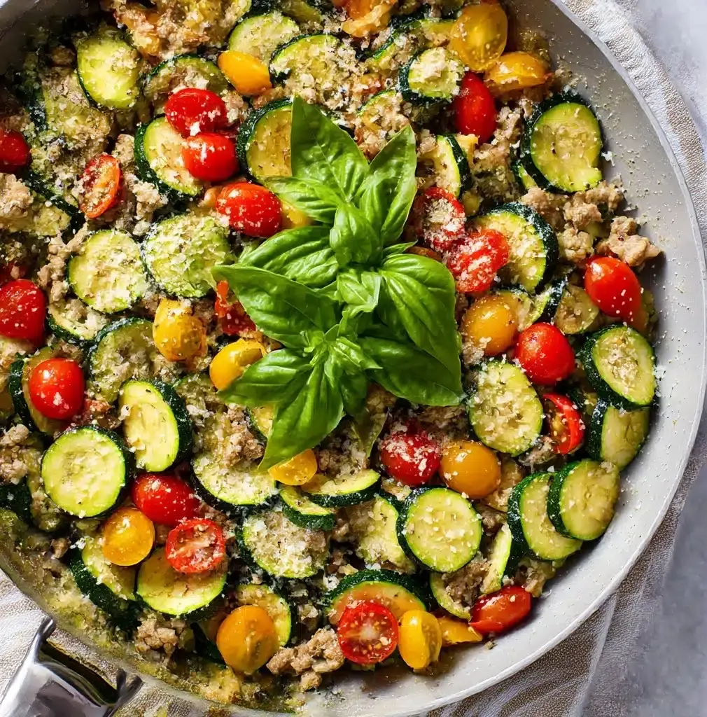 Ground Turkey and Zucchini Skillet Recipe