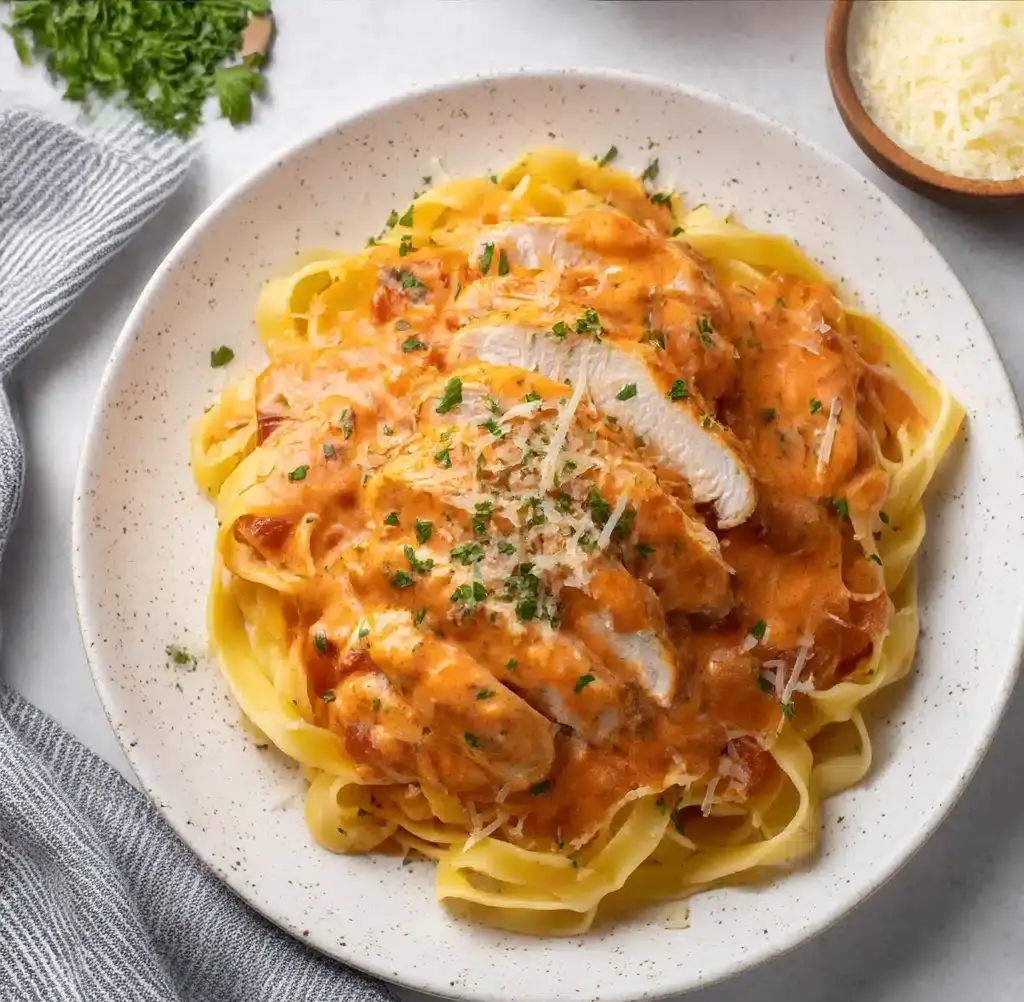 Slow Cooker Creamy Tomato Basil Chicken Breast Recipe
