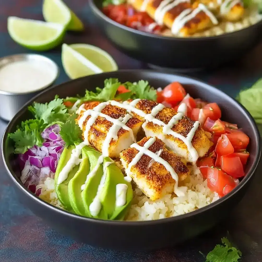 Low Carb Fish Taco Bowls Recipe