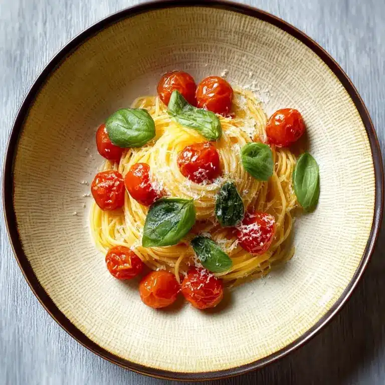Savory Cherry Tomato and Basil Pasta in Under 20 Minutes Recipe