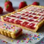 Strawberry Pop Tart Slab Pie Recipe