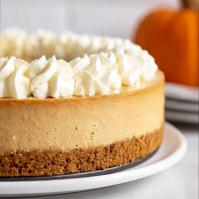 No Bake Pumpkin Cheesecake Recipe
