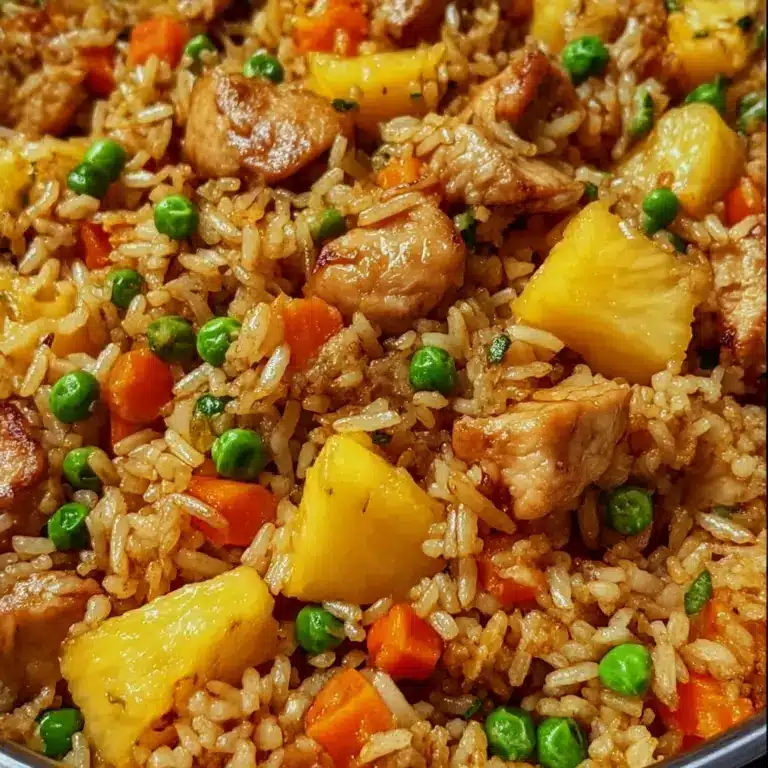 Pineapple Chicken Fried Rice Recipe