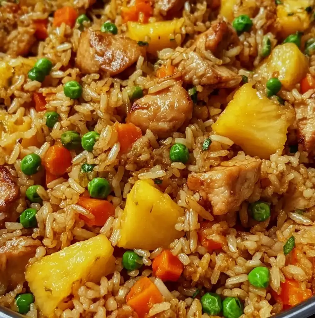 Pineapple Chicken Fried Rice Recipe