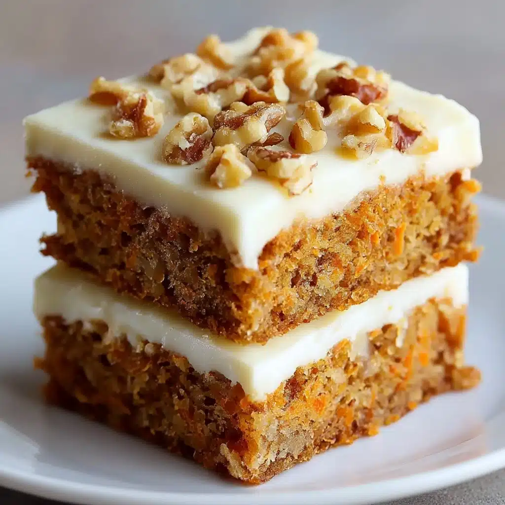 Decadent Carrot Cake Bars with Cream Cheese Frosting Recipe