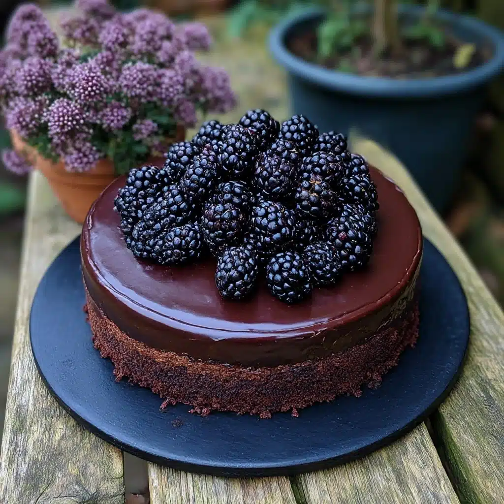 Blackberry Velvet Gothic Cake: A Dark, Lush Dessert Dream Recipe - Recipe Image