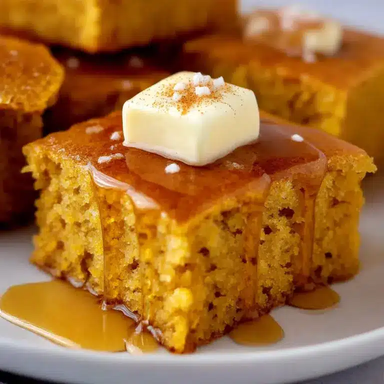 Pumpkin Cornbread with Cinnamon Honey Butter Recipe
