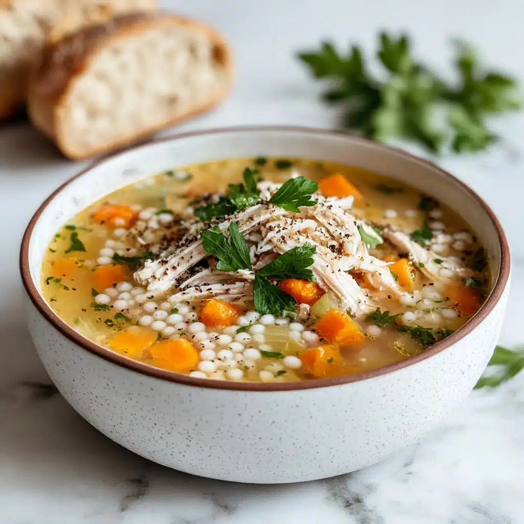 Crockpot Chicken and Barley Soup Recipe - Recipe Image