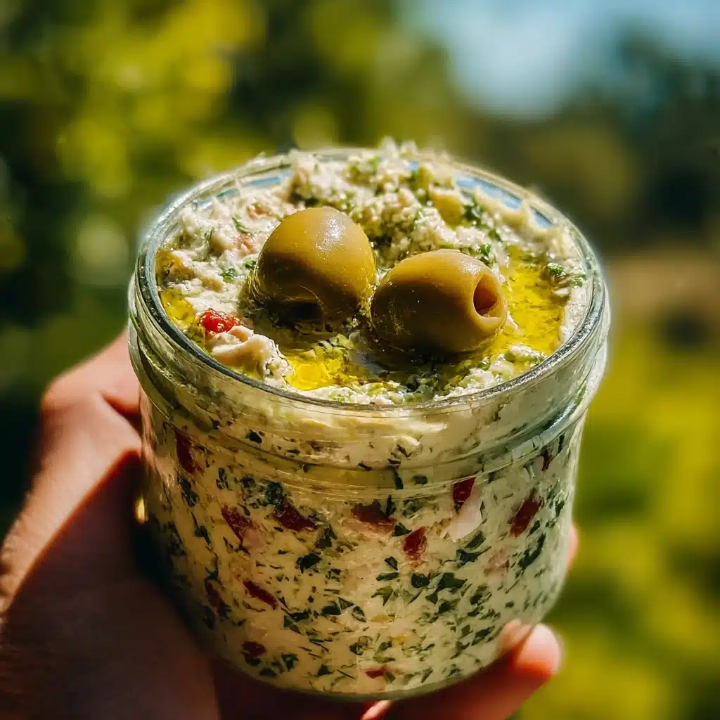 Olive Lovers’ Dream Dip – Creamy Feta & Green Olive Spread Recipe - Recipe Image