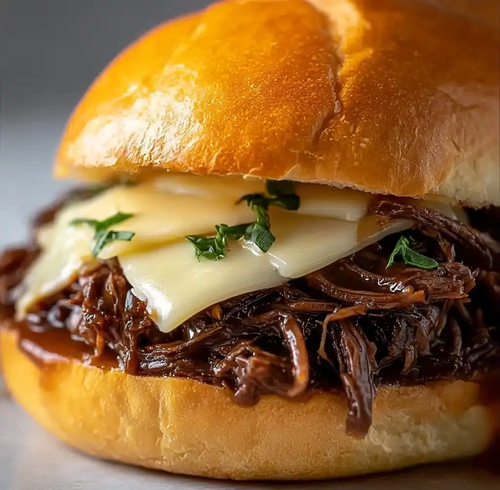 Crockpot French Dip Sandwiches Recipe