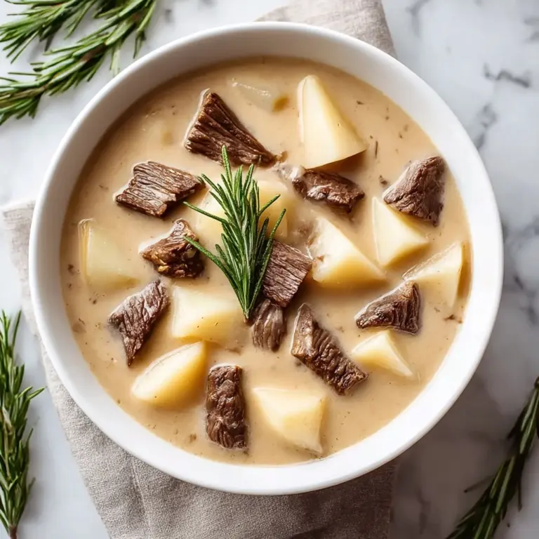 Creamy Steak & Potato Soup