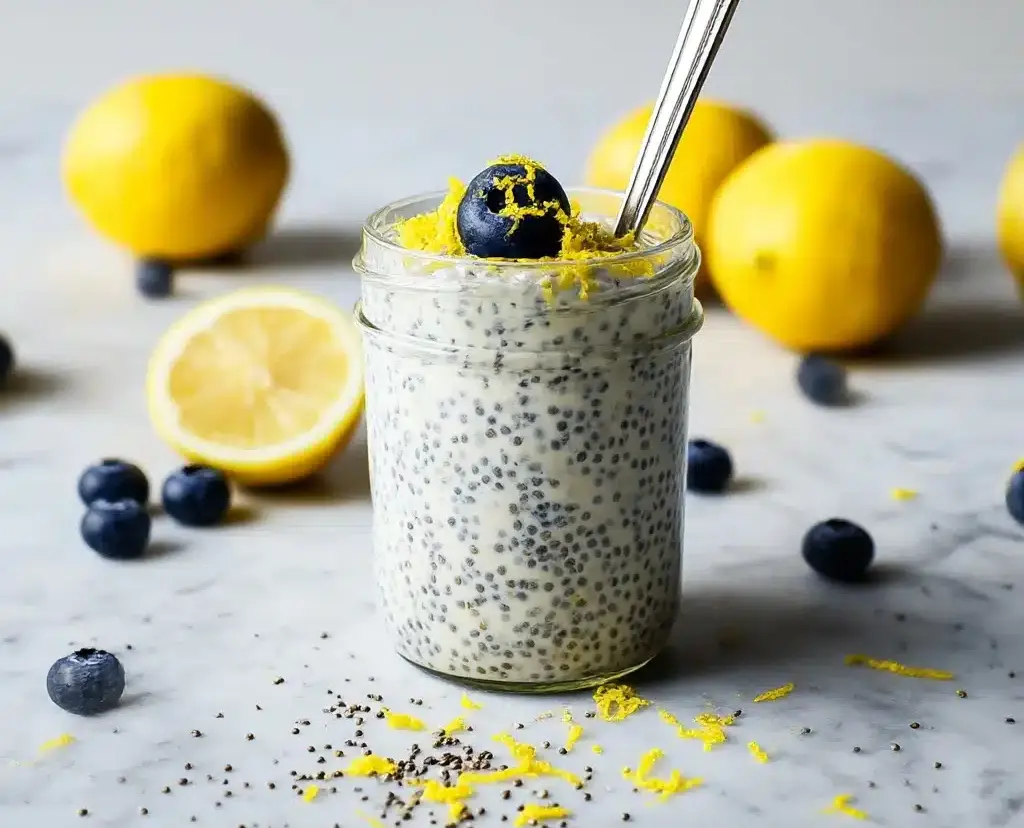 Lemon Cream Chia Pudding Recipe