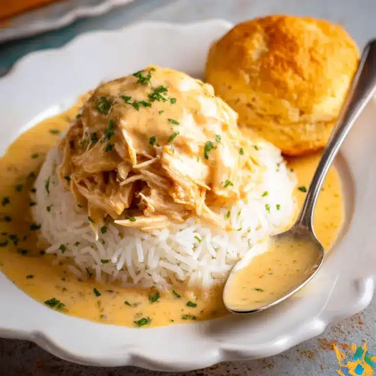 Easy Crockpot Chicken and Gravy Recipe