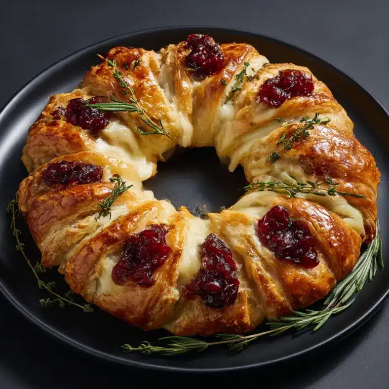 Turkey Cranberry Crescent Ring Recipe