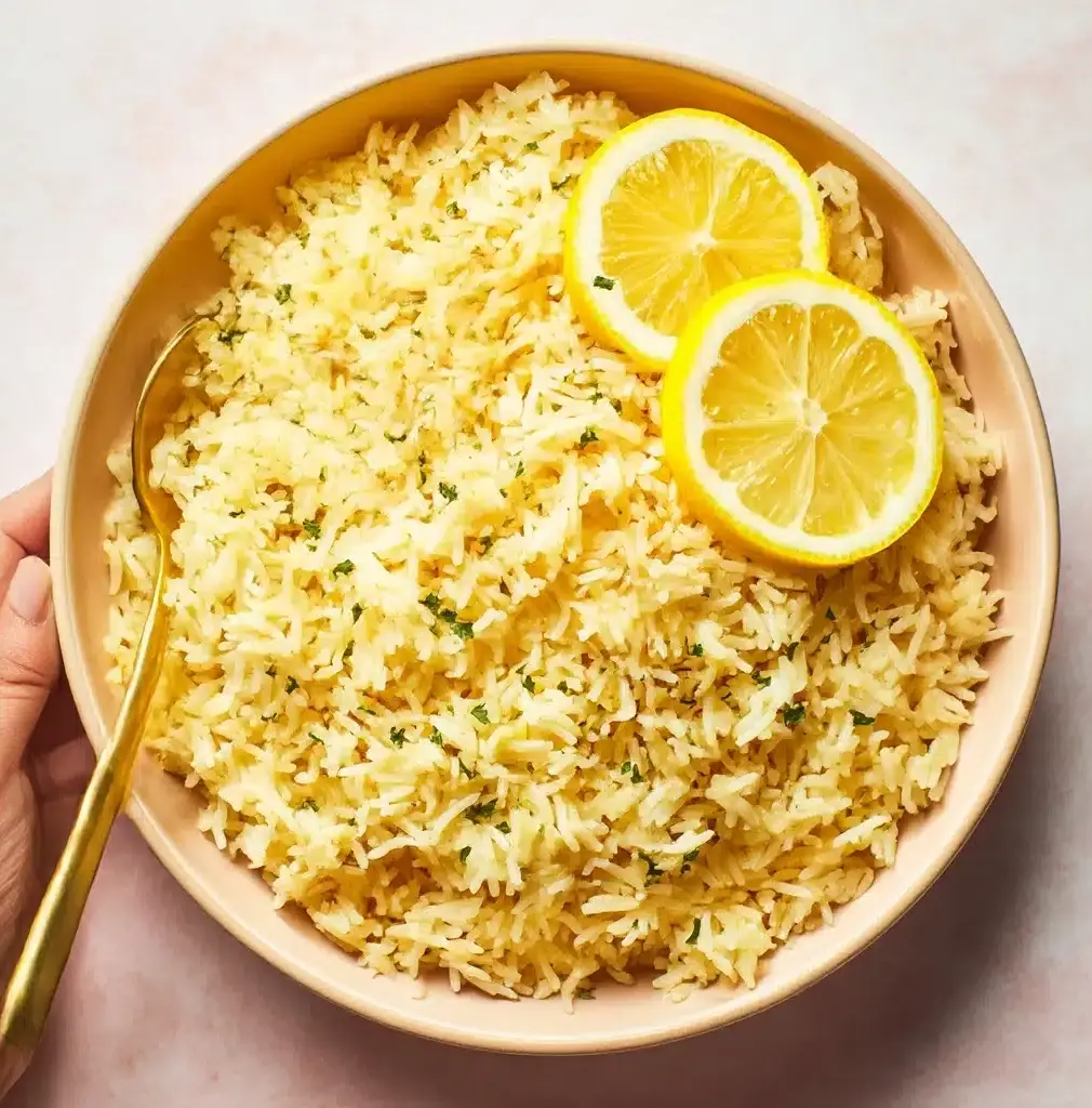 Easy Greek Lemon Rice Recipe