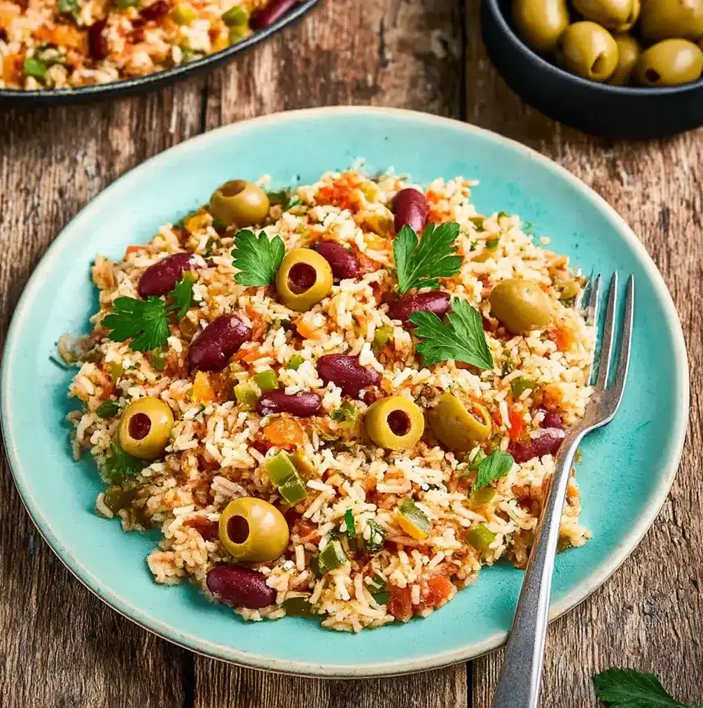 Mediterranean Rice and Beans Recipe