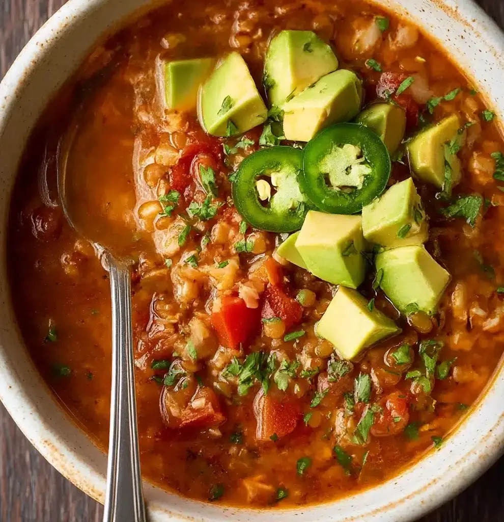 Lentil Rice Soup Recipe