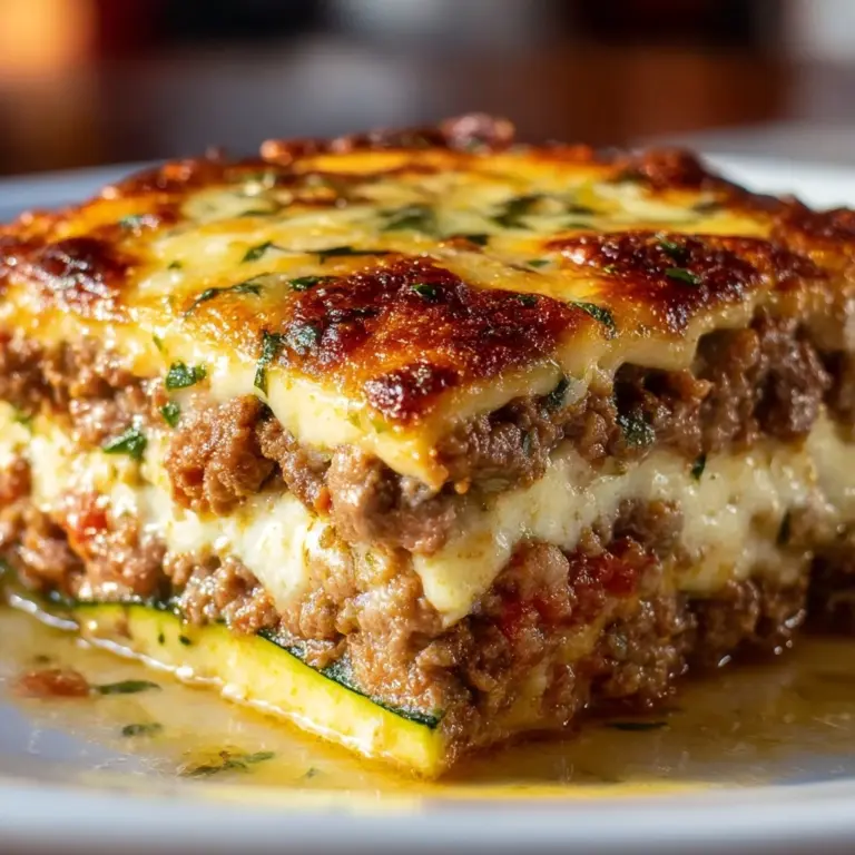 Ground Beef Zucchini Casserole Recipe