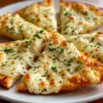Air Fryer Cheesy Tortilla Garlic Bread Recipe