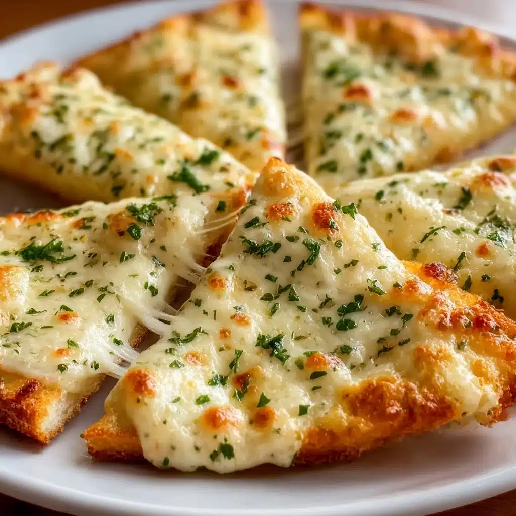 Air Fryer Cheesy Tortilla Garlic Bread Recipe - Recipe Image