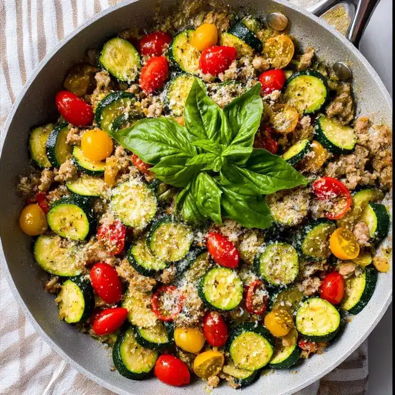 Ground Turkey and Zucchini Skillet Recipe