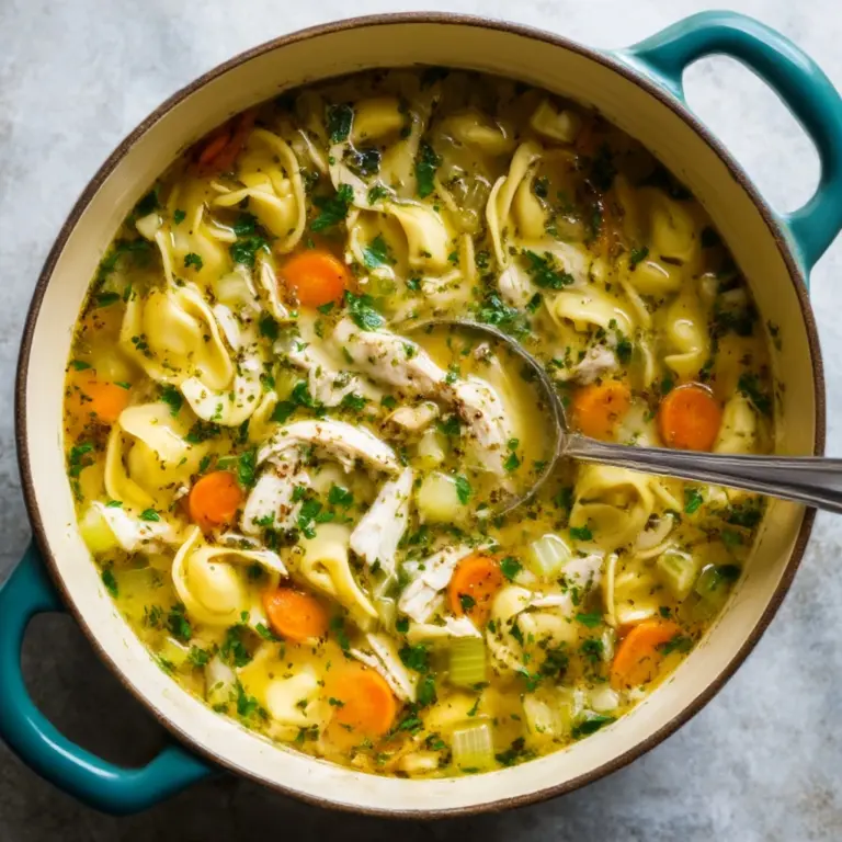 Chicken Tortellini Soup Recipe
