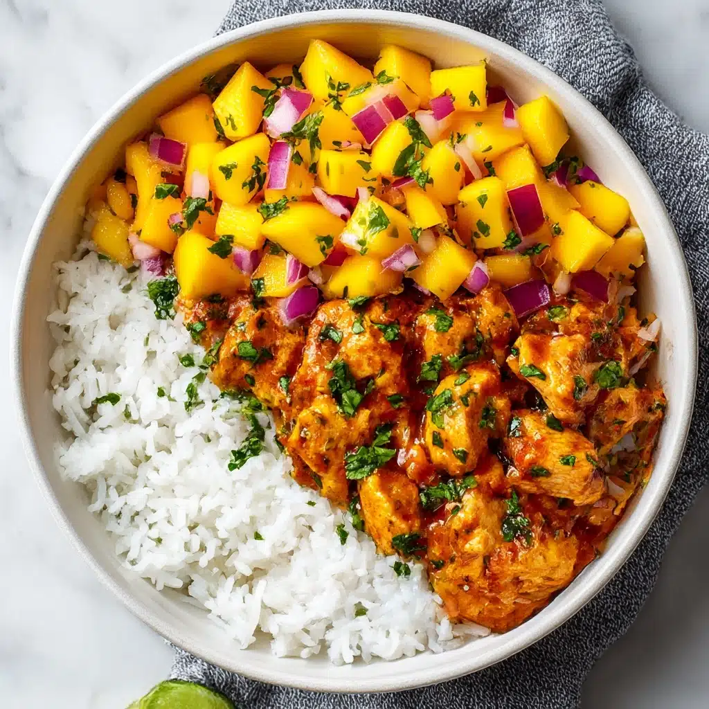 Crockpot Mango Salsa Chicken Recipe - Recipe Image