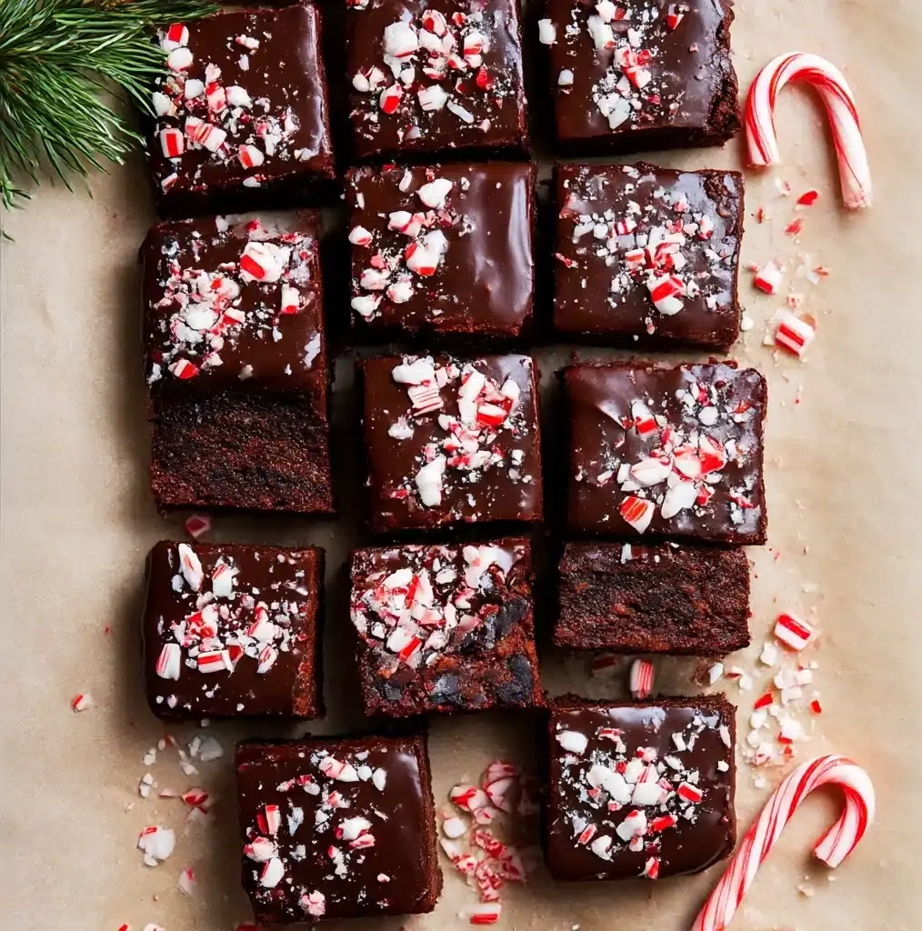 One Bowl Peppermint Brownies Recipe