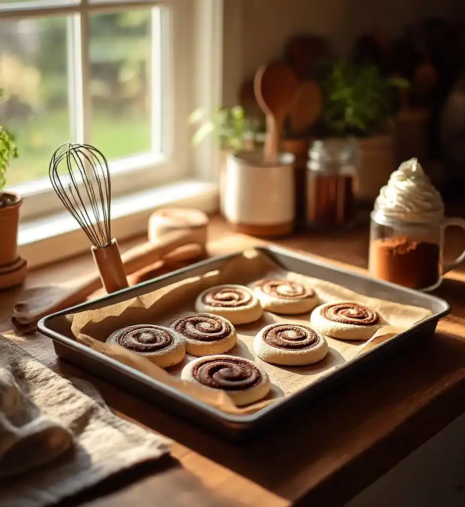Chocolate Marshmallow Swirl Cookies Recipe