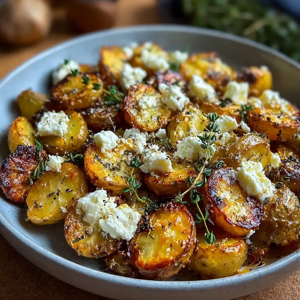 Healthy Baked Feta Potatoes : Easy Potatoes Recipe - Recipe Image