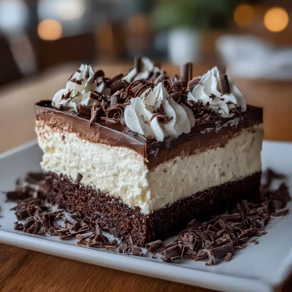 Brownie Refrigerator Cake Recipe - Recipe Image