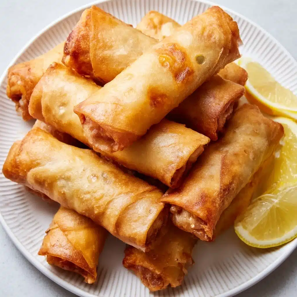 Air Fryer Copycat Panda Express Chicken Egg Rolls Recipe - Recipe Image