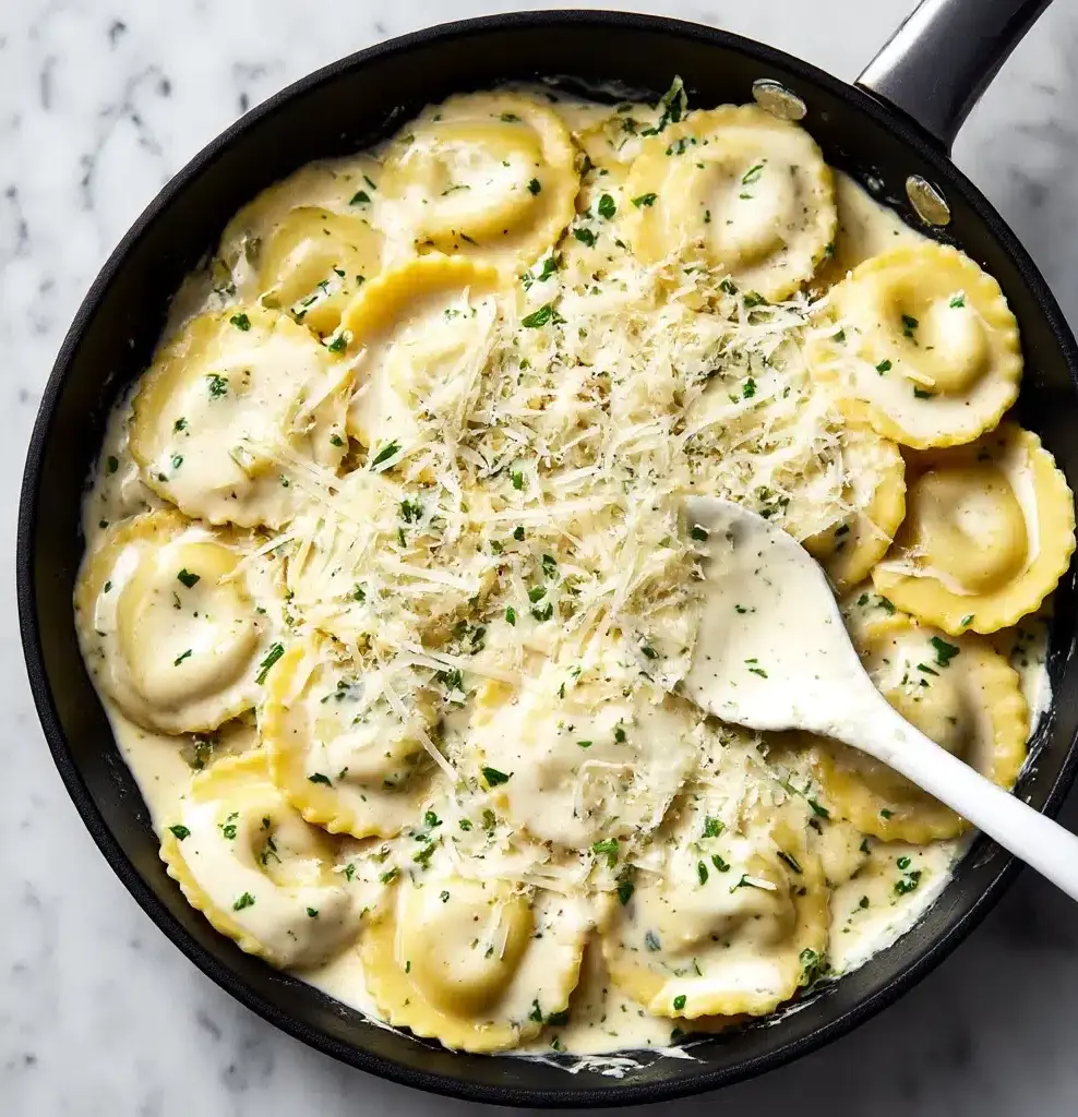 White Wine Cream Sauce for Ravioli Recipe