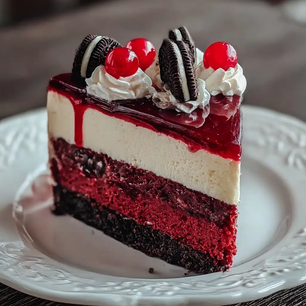 Irresistible Red Velvet Oreo Cheesecake You’ll Love Recipe - Recipe Image