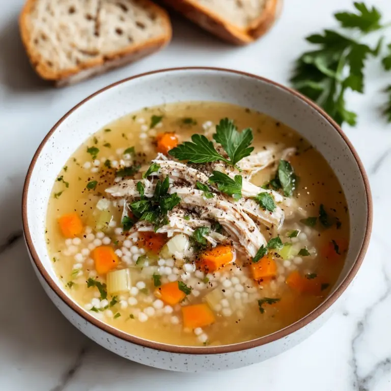 Crockpot Chicken and Barley Soup Recipe